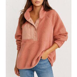 Staccato Pink Salmon Fleece Sweatshirt
